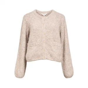 Кардиган Object Saggia Re, бежевый