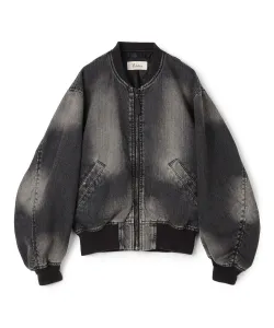 Черная джинсовая куртка MA-1 Edition