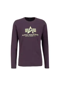 Alpha Industries с длинным рукавом " Alpha Industries Мужчины — Лонгсливы Basic T — LS", цвет Plum