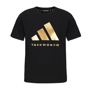 Adidas Футболка с коротким рукавом black gold для детей 3-7 лет