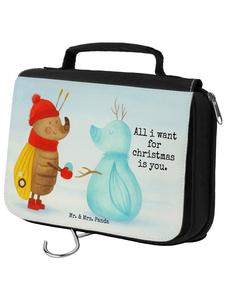 Mr. & Mrs. Panda Косметичка с изображением мотылька и снеговика... белого цвета