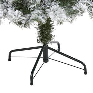 почти естественный 6 футов. Искусственная рождественская елка из флокированной пихты Западной Вирджинии Nearly Natural, зеленый