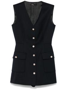 Maje комбинезон с V-образным вырезом, синий