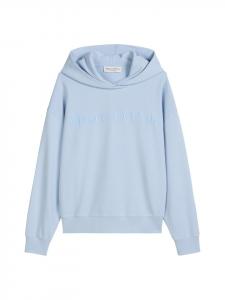 Marc O'Polo Толстовка с капюшоном и логотипом, свободного кроя, цвет Soft Sea