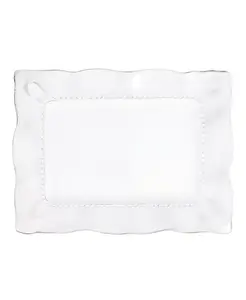 Прямоугольное блюдо из ясеня Джорно Vietri, white