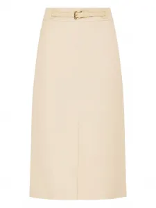 Юбка с поясом VALENTINO GARAVANI, нейтральный