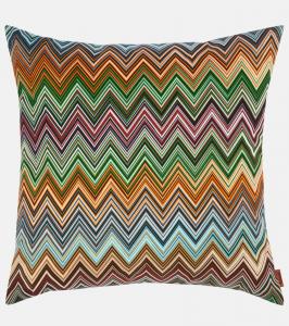 Подушка Jarris Zigzag Small из хлопка Missoni, Multicolor