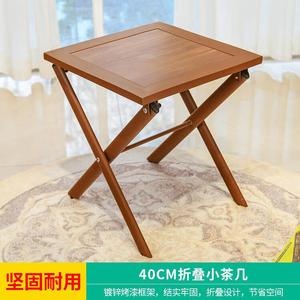 Складная садовая мебель: Стул из ротанга и приставной столик 40 см (Комплект для дачи и балкона)