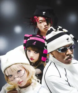 KANGOL YAGI Шапка-бини с кроличьими ушками / Кангол