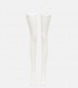 Свадебные колготки из тюля Nensi Dojaka, белый