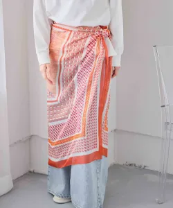 Большой шифоновый шарф Studio Clip, цвет Orange(40)