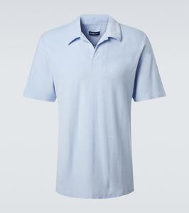 Фаустино поло из хлопкового терма Frescobol Carioca, Baby-Blue