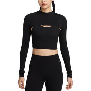 Nike Женский топ-кроп ZenvyDri Fit черный