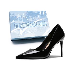 Medd Стройные каблуки на высоком каблуке женские черные, цвет Black[High-Quality-Box]