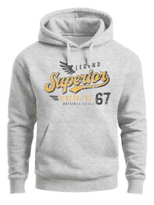 Neverless Толстовка 'Superior Vintage' в сером цвете