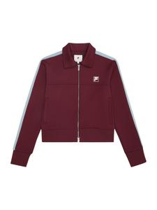 Толстовка с капюшоном на молнии FILA Como, бордовый