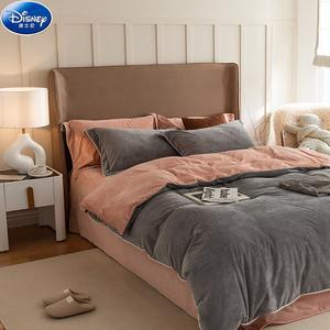 Disney Простыня 180 см, пододеяльник 200x230 см, кафу доуша, высокоплотный короткий плюш