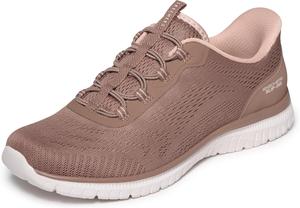 Женские слипоны Skechers Virtue без застежек, коричневый