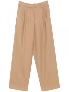 Michael Michael Kors широкие брюки со складками, нейтральный цвет