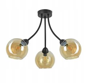 Потолочный светильник Kiki Design Bergen III цвет schwarz/gold/honig/durchscheinend