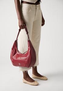 Сумка-шоппер Pinko SLOUCHY HOBO BIG SHINY, Bordeaux Merlot/Silver-Coloured/Bordeaux