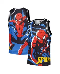 Черная футболка с крупным принтом Spider-Man для мальчиков и девочек Lids