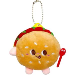 Милый плюшевый кулон в виде гамбургера и картошки фри 8см/10см/11см высота ROUERXIONG