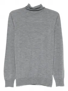 Свитер с воротником-стойкой Kangra, серый