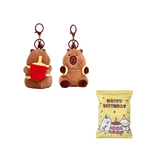 Милые и игривые плюшевые игрушки капибара высотой 11 см BEAR FORT