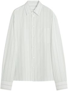 Полосатая рубашка Lanvin, белый