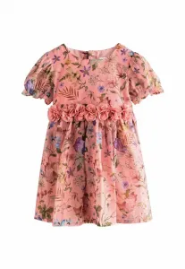 Коктейльное платье/платье для вечеринки стандартного кроя с цветочным букетом Next, Pink Fairy