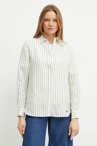 Льняная рубашка Weekend Max Mara, белый