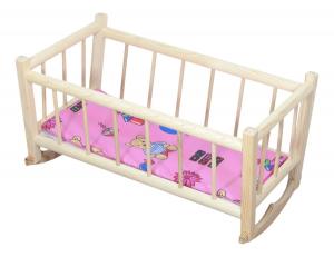 РЕТРО деревянная качалка для кукол, натуральный PEEWIT