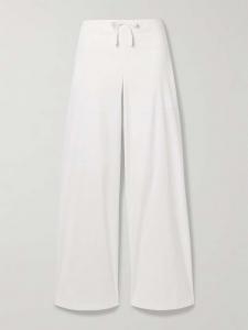 Брюки-Поплин из хлопковой смеси, широкие, цвет снег Skims, белый