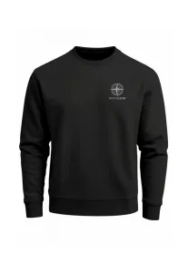 Толстовка mit backprint kompass outdoor Neverless, Schwarz