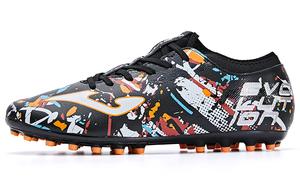 Joma Эволюция МГ резиновые короткие шипы противоскользящие износостойкие футбольные бутсы мужские черный серый - черный, цвет Black