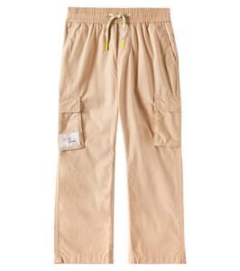 Хлопковые брюки-карго Scotch & Soda Kids, Medium Beige