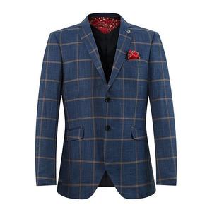 Детская куртка slim fit в клетку Elie Balleh, Navy