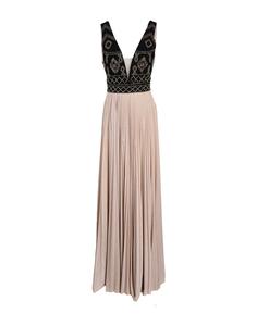 Макси платье Elisabetta Franchi, бежевый