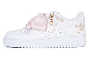 Nike Кроссовки Air Force 1 Air Force 1 Low-Top для скейтбординга женские розовые белые