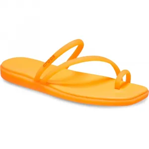 Шлепанцы Crocs Miami Frosted Toe Loop, оранжевый
