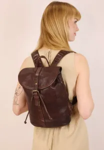 Рюкзак беннетта Gusti Leder, Dunkelbraun Rindsleder
