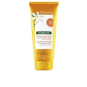 Солнцезащитный крем Polysianes Monoï Y Tamanu Bio Gel Solar Cara Y Cuerpo Spf30 Klorane, 200 мл