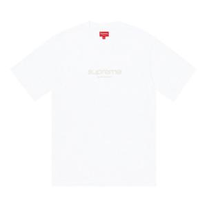 Топ Supreme Beaded Logo Short-Sleeve Top, White