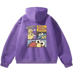 Унисекс свитшот SESAME STREET, фиолетовый