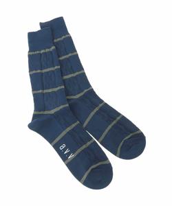 Полосатые носки Avv, цвет Navy
