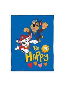 Herding Флисовое одеяло «Щенячий патруль» 130x170 см «Будь счастлив» в синем/ярком цвете