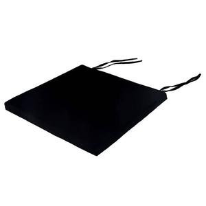 Подушка на сиденье IDIMEX AMATA (4 шт), 40x3x40 см, черный