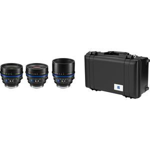 Комплект из 3 объективов ZEISS Nano Prime с чехлом (Sony E, ножки)