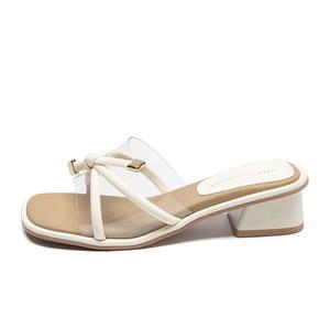 Шлепанцы женские Zhr, бежевый